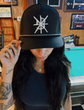 Black Rope Logo Hat