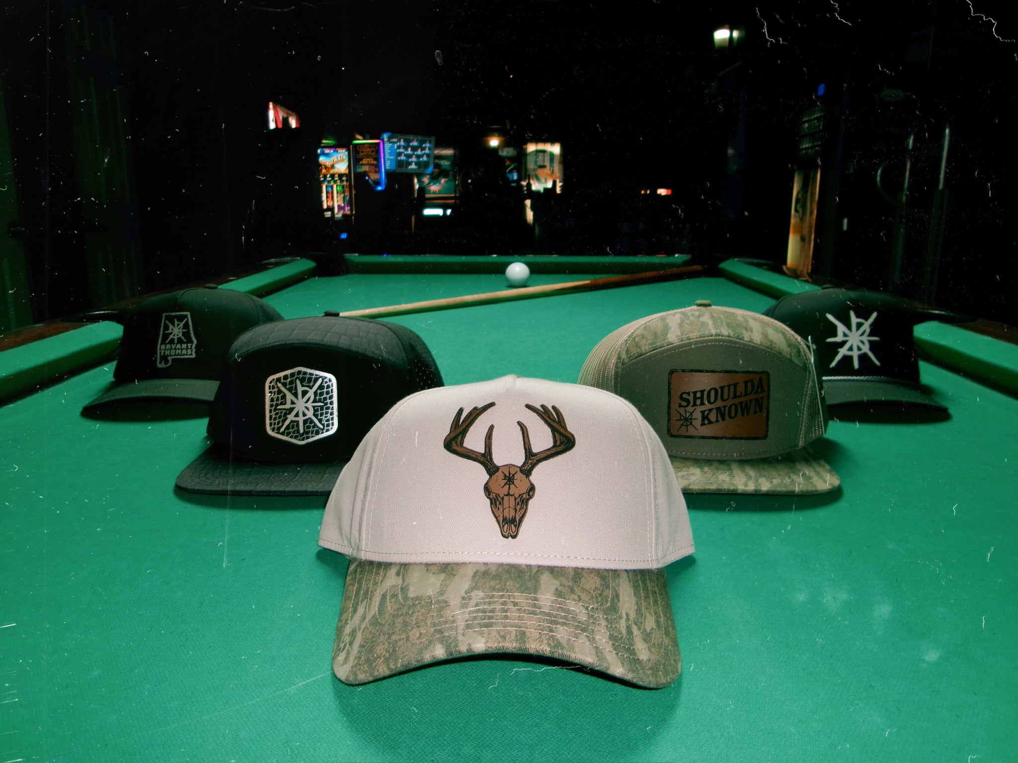 Black Rope Logo Hat